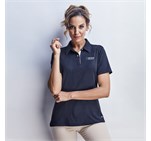 Ladies Motif Golf Shirt Navy